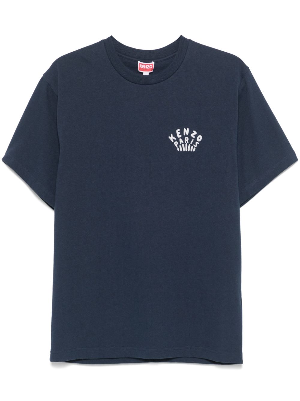 Kenzo T-shirt met geborduurd logo Blauw