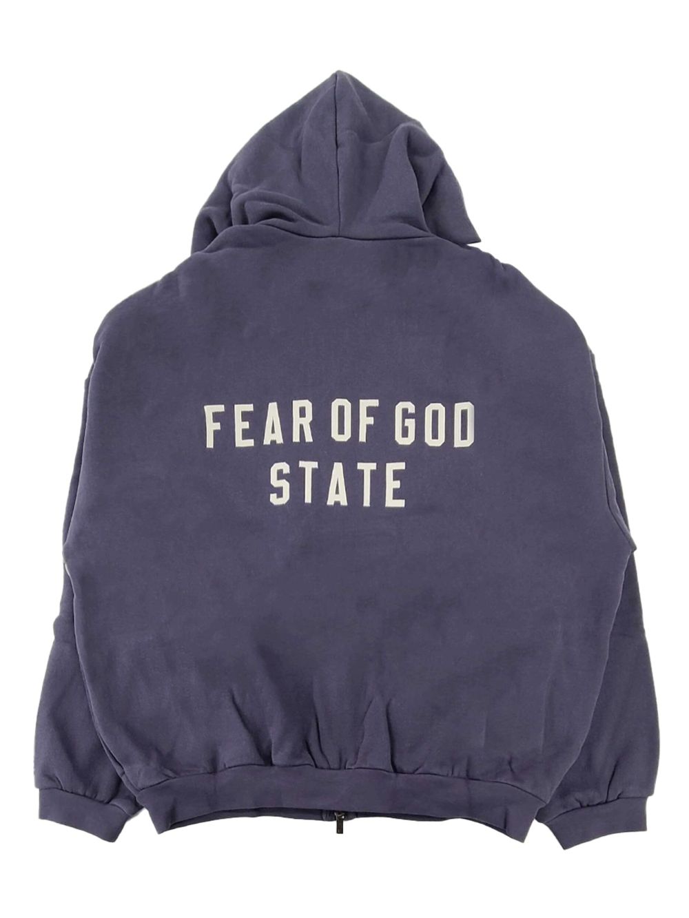 FEAR OF GOD ESSENTIALS logo-print hoodie - Blauw