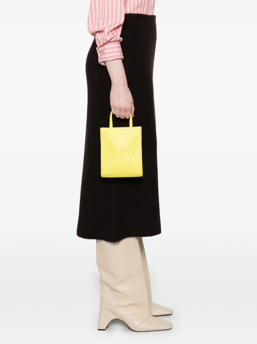 DKNY mini Carter tote bag - Yellow