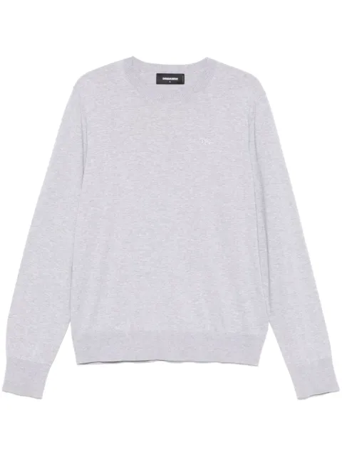 DSQUARED2 logo-appliqué sweater