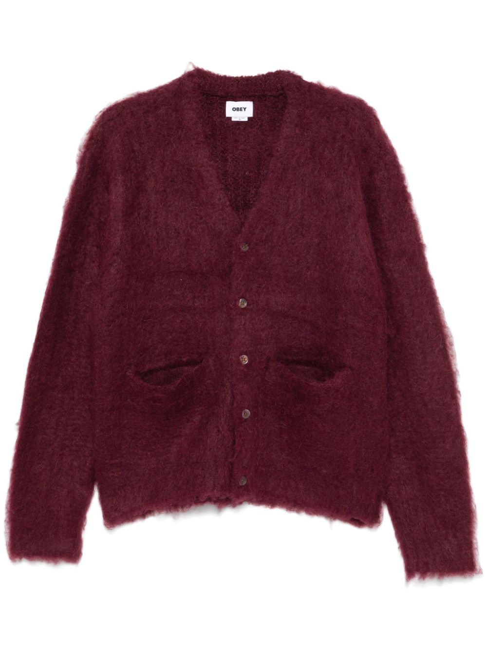 Obey Patron cardigan - Red