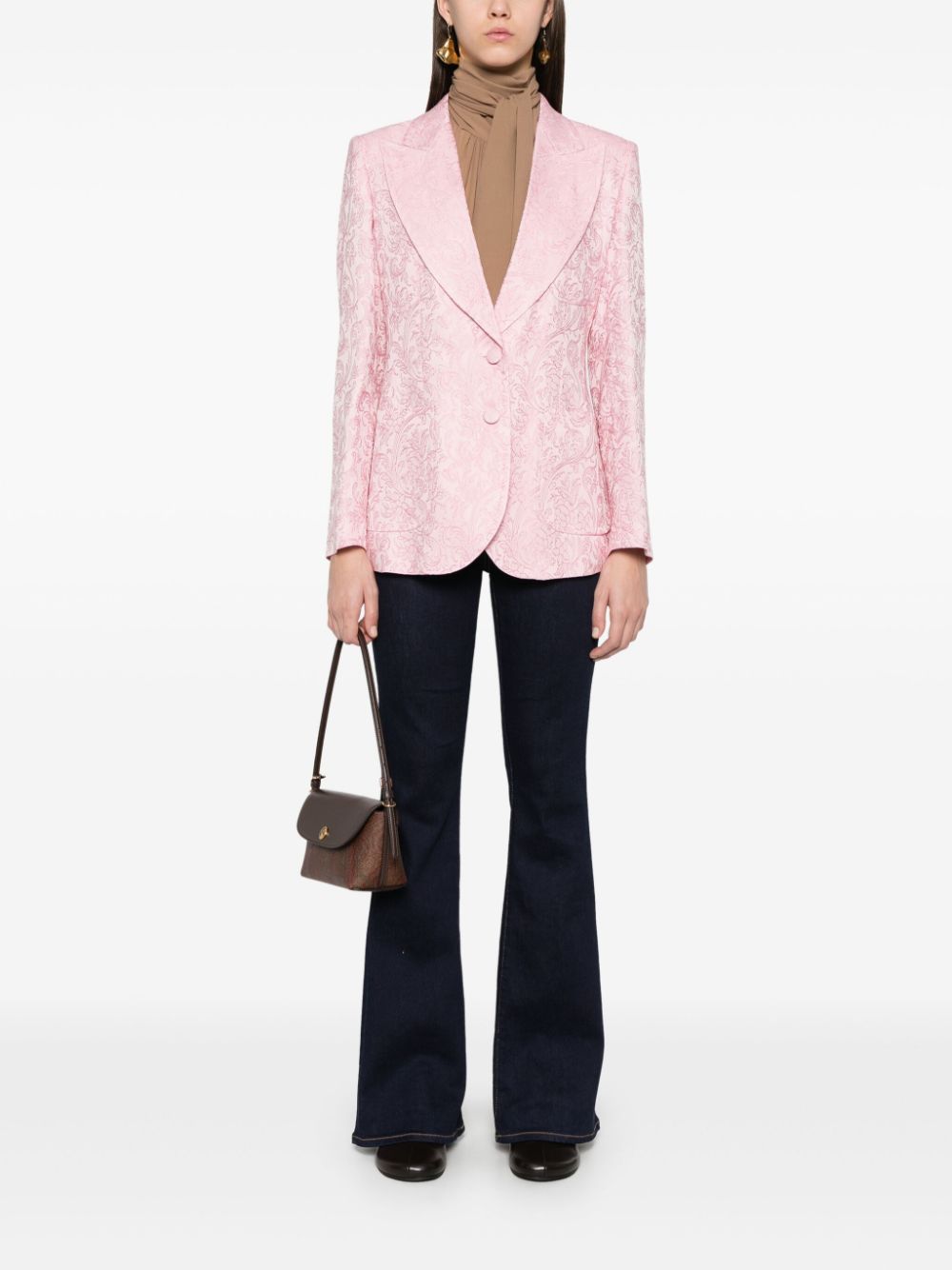 ETRO Blazer met jacquard - Roze