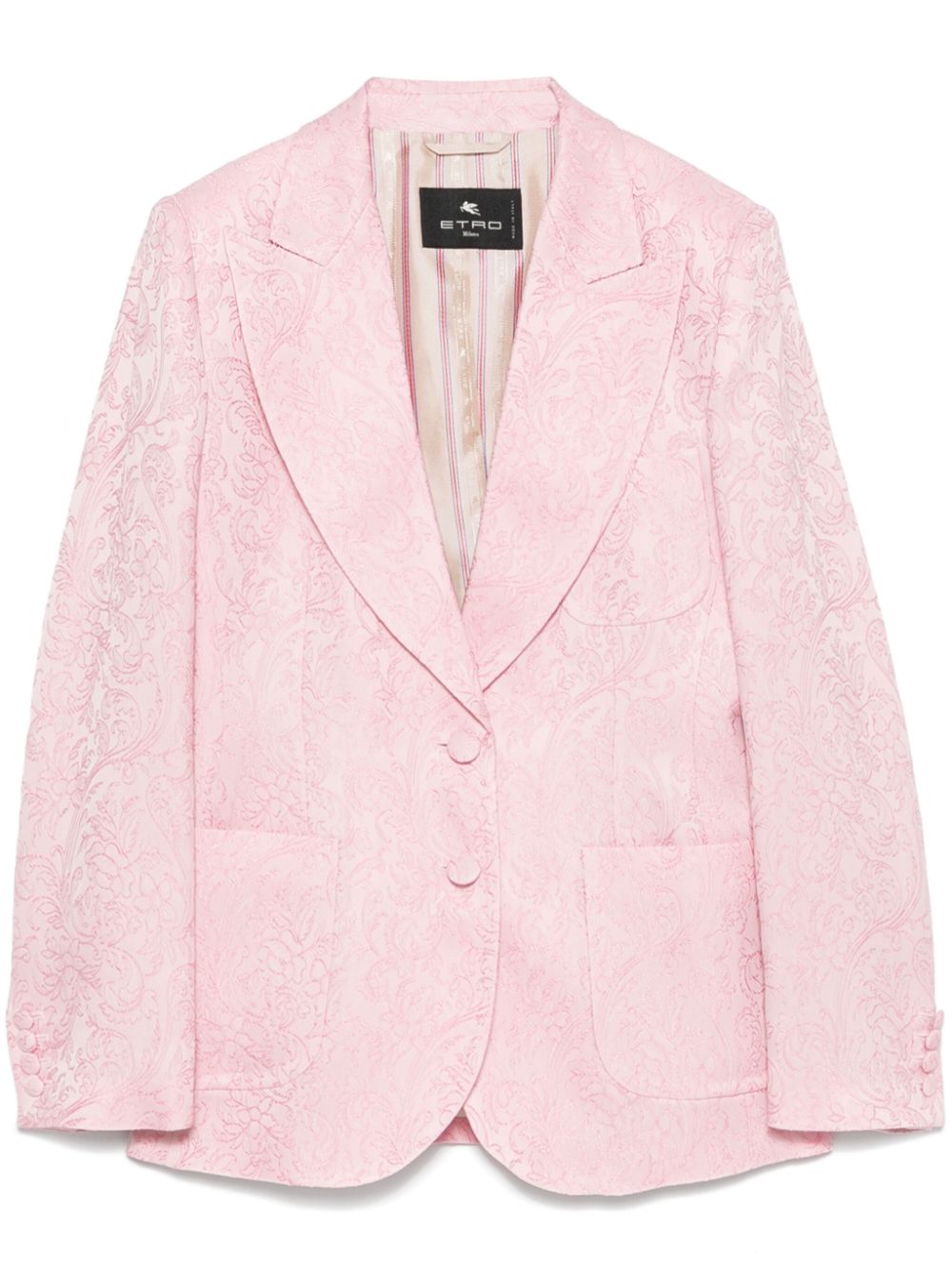 ETRO Blazer met jacquard Roze