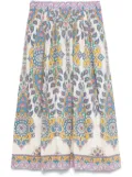 ETRO paisley midi skirt - Neutrals