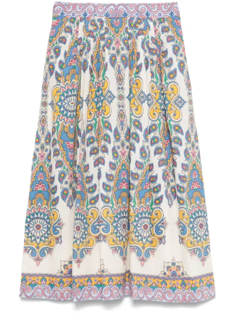 ETRO paisley midi skirt