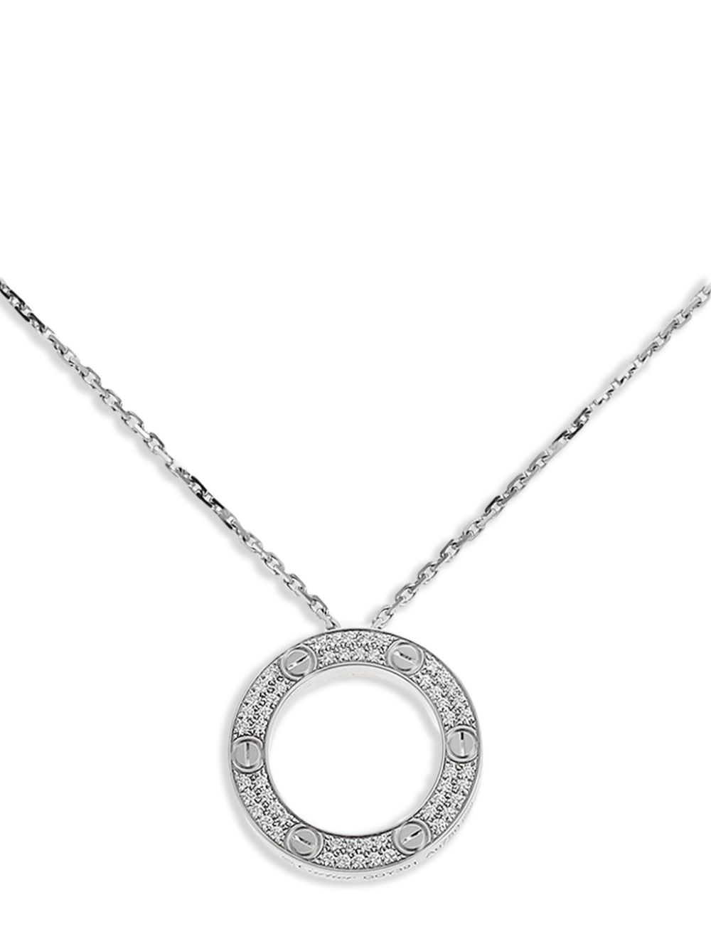 Cartier 18kt witgouden ketting - Zilver