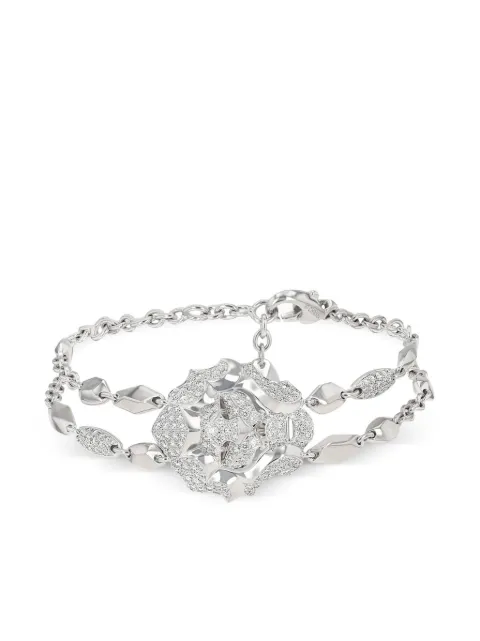 CHANEL Pre-Owned Bracciale Sous le Signe du Lion in oro bianco 18kt con diamanti