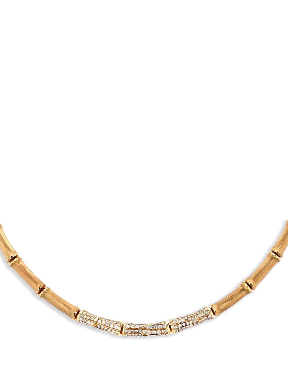 Cartier Cartier Bambou necklace in yellow gold and diamonds