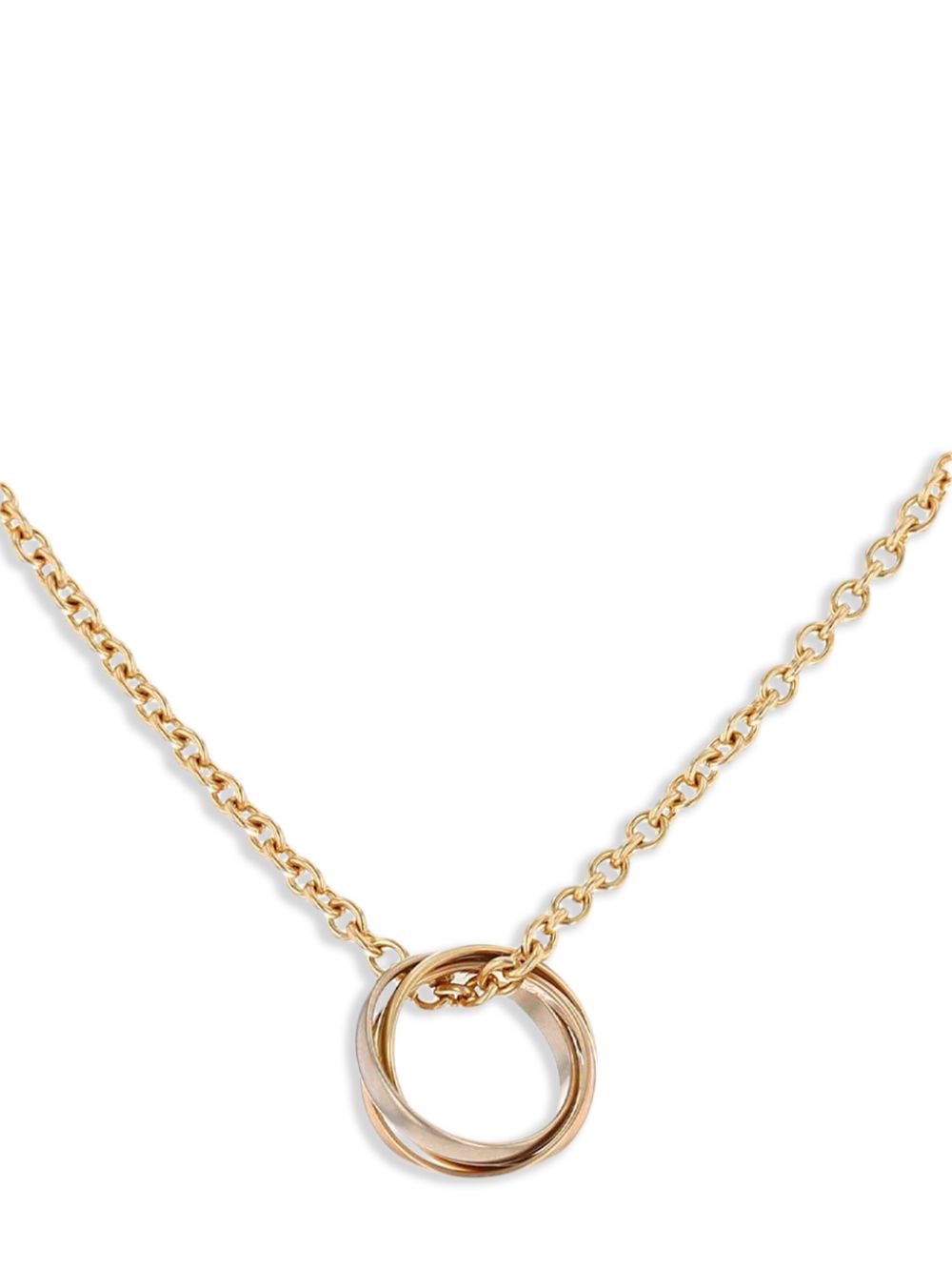 Cartier 18K yellow gold small Trinity pendant necklace - Goud