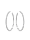 Van Cleef & Arpels 18kt white gold hoop earrings - Silver