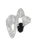 Bvlgari Pre-Owned 18K white gold Elisia diamond ring - Silver