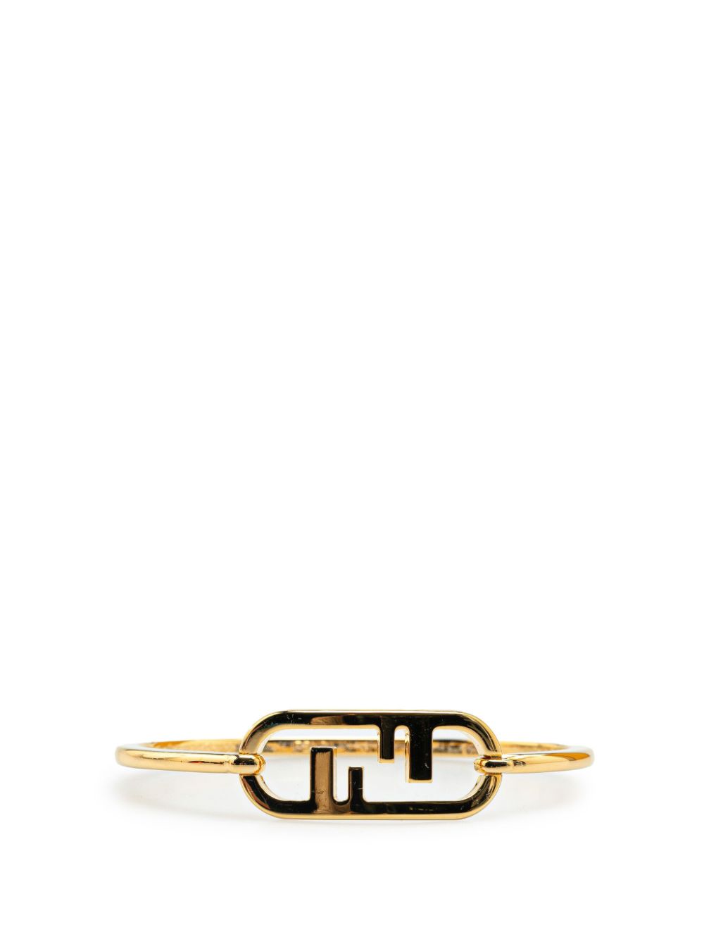 Fendi Pre-Owned 21st Century Gold Plated O'Lock costume bracelet