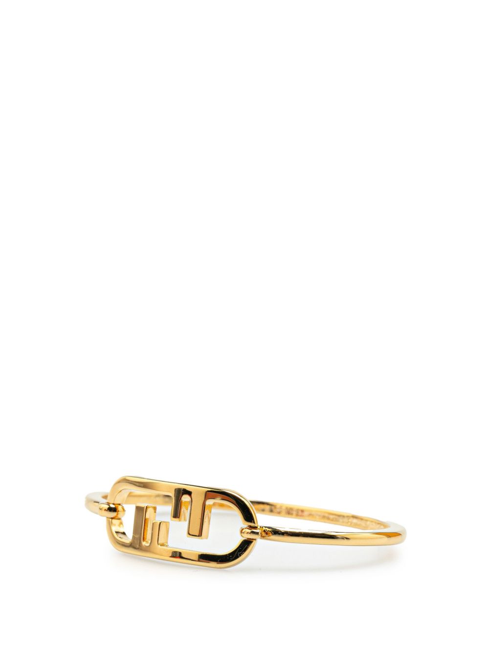 Fendi Pre-Owned 21st Century Gold Plated O'Lock costume bracelet