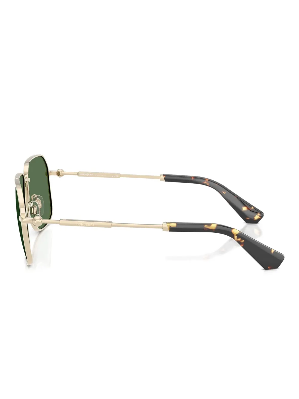Burberry Eyewear Zonnebril met vierkant montuur Goud