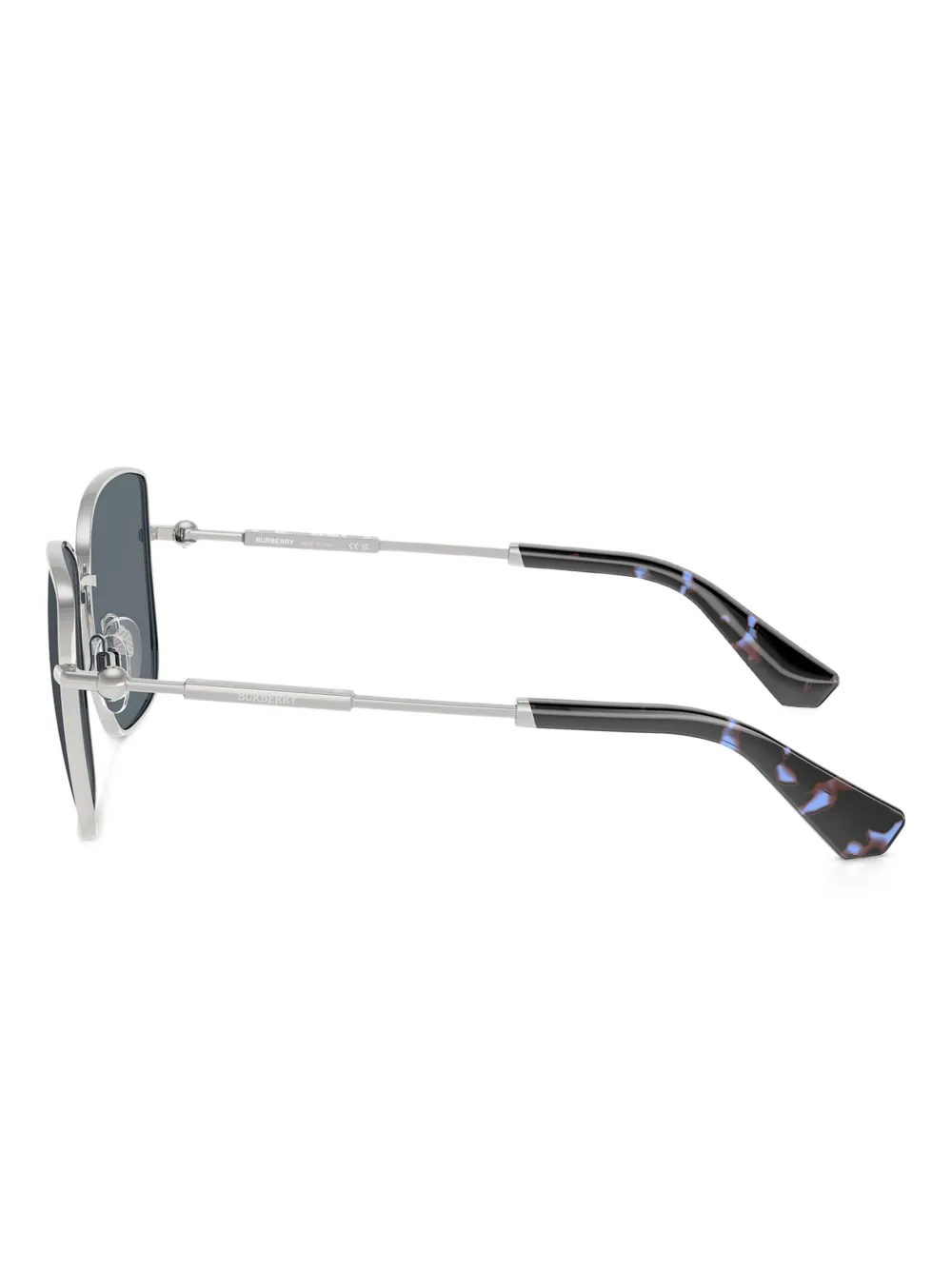 Burberry Eyewear Zonnebril met vlinder montuur Zilver