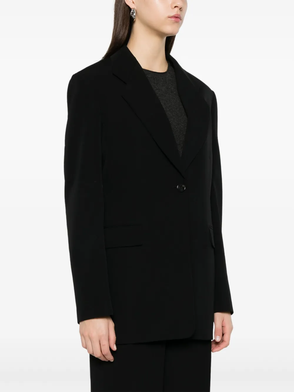 The Row Vermont blazer Zwart