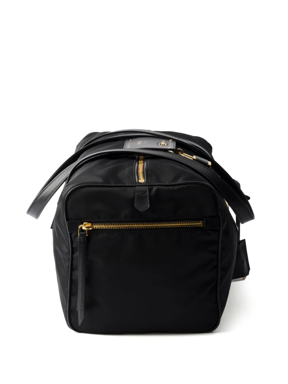 Prada Reistas met logo Zwart