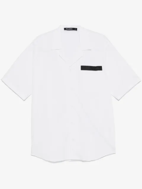 Karl Lagerfeld camisa con placa del logo