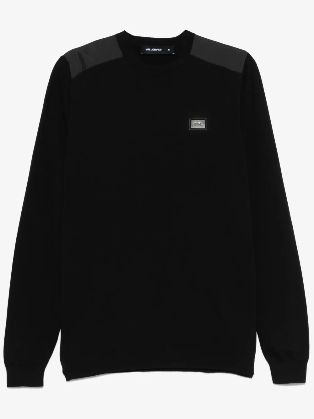 Karl Lagerfeld 로고 장식 스웨터 | 블랙 | Image 1