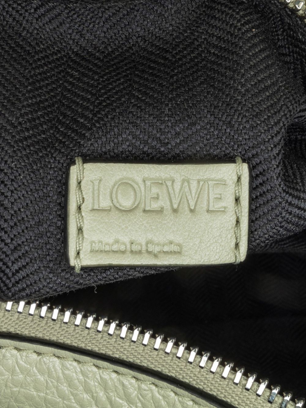 Loewe 2020 Mini Grained Calfskin Puzzle satchel Women