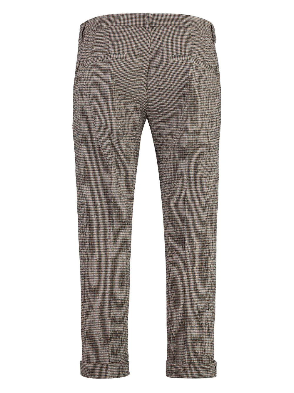 DONDUP Geruite broek - Bruin