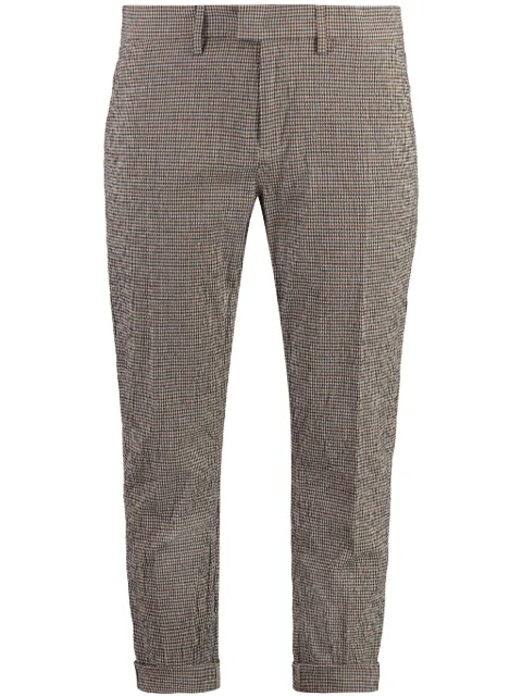 DONDUP check-pattern trousers 