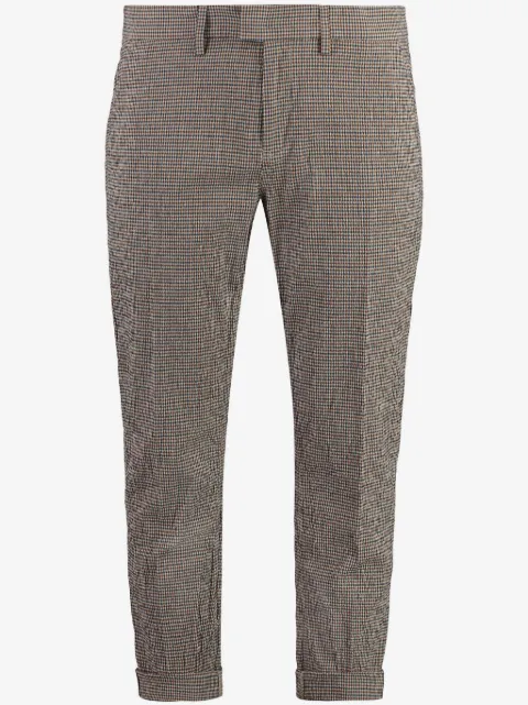 DONDUP check-pattern trousers 