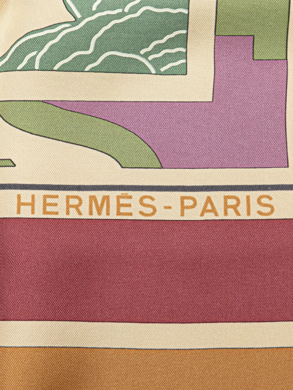 Cheap Hermes 20th Century Puzzle II Silk Scarf scarves Women