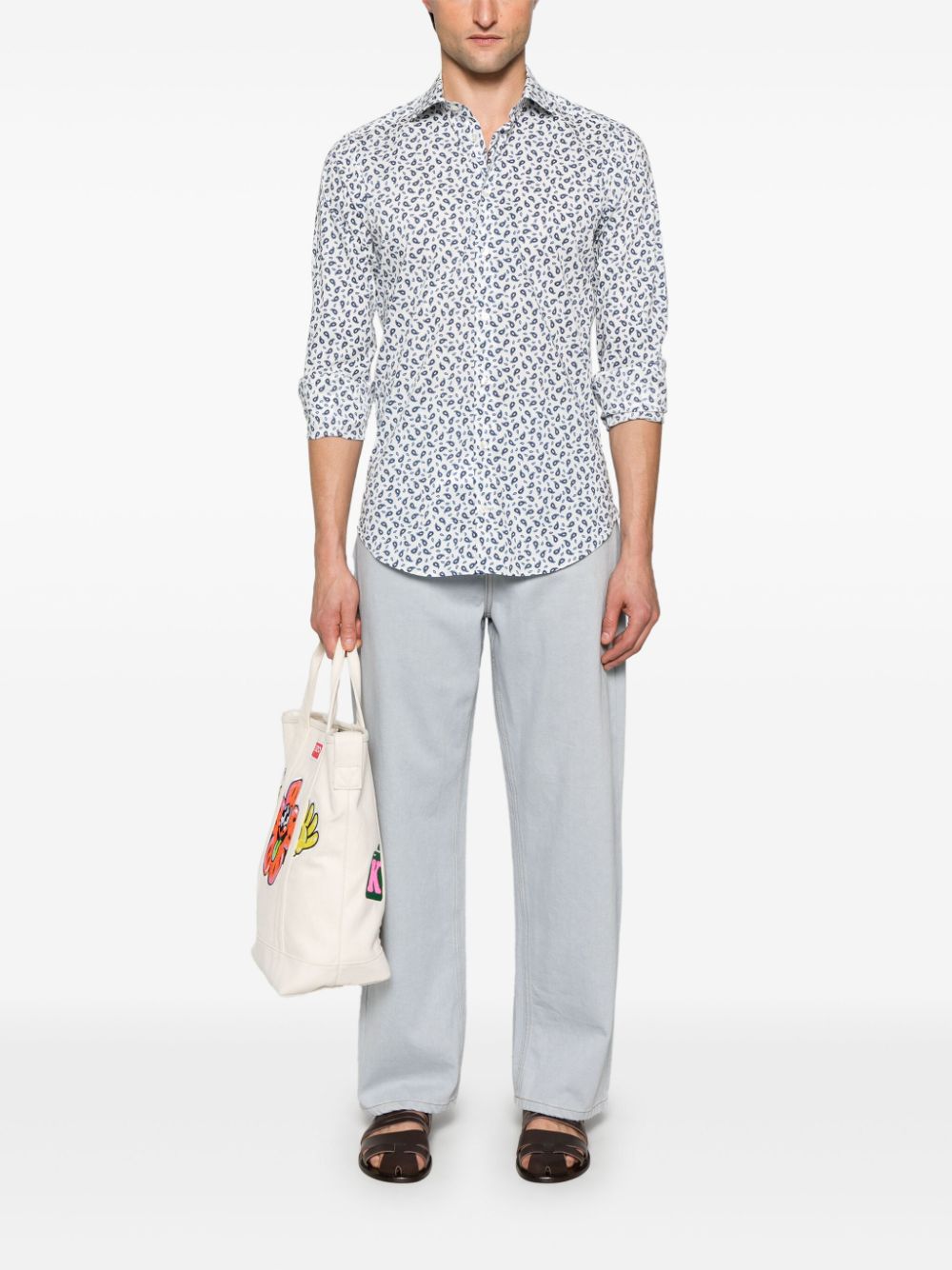 ETRO Overhemd met paisley-print - Wit