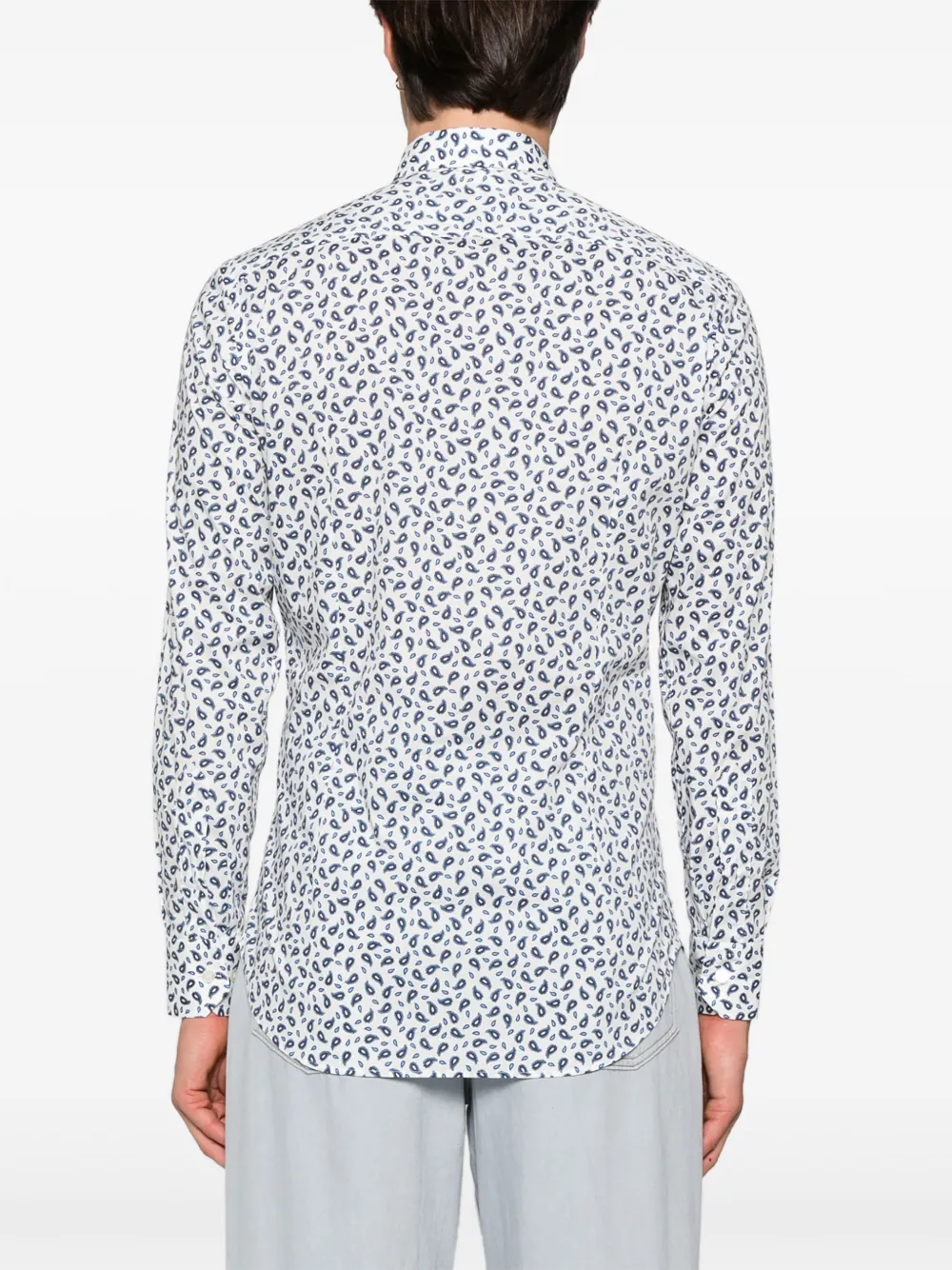 ETRO Overhemd met paisley-print Wit
