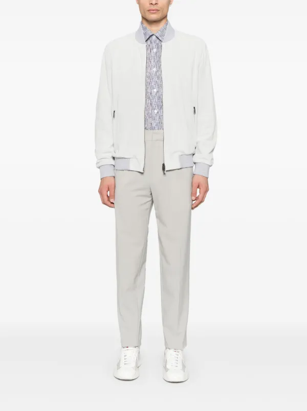 Brioni プリント シャツ | ブルー | FARFETCH JP