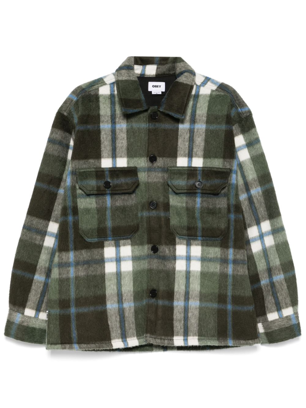 Obey checked jacket - Green