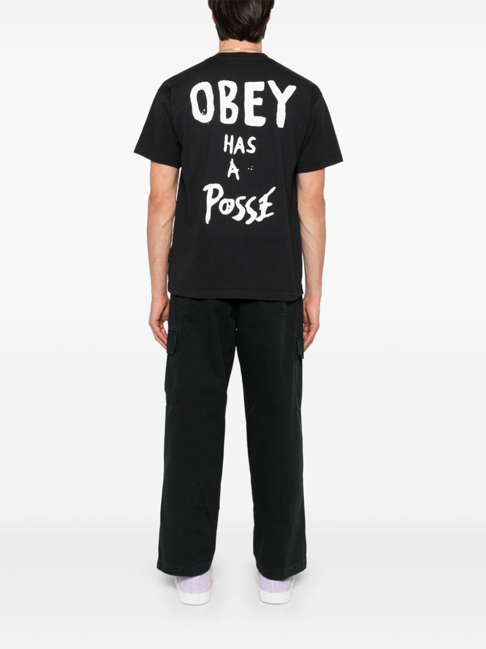 Obey Has A Posse T-shirt - Zwart