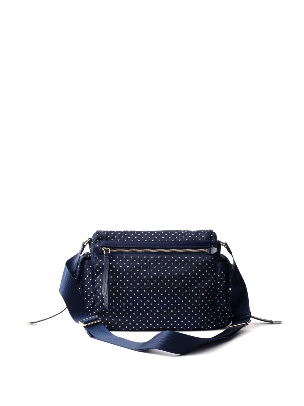 Prada Re-Nylon gewatteerde schoudertas - Blauw