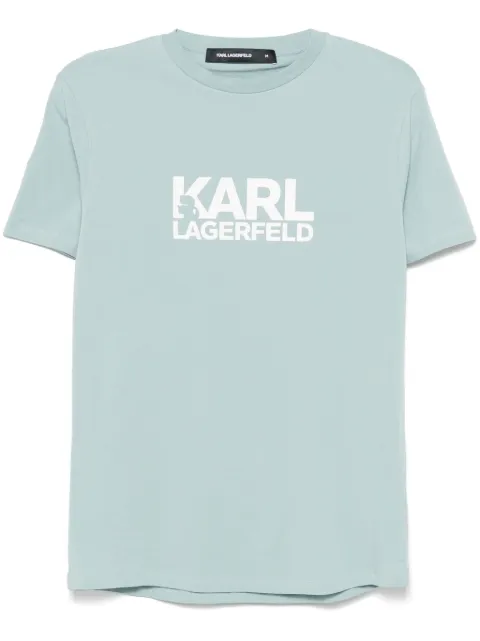 Karl Lagerfeld playera con logo estampado