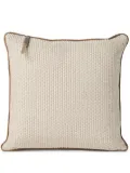 Brunello Cucinelli techno raffia cushion - Neutrals