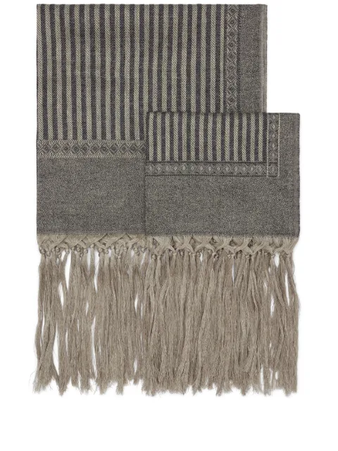 Brunello Cucinelli chevron towels (set of two)