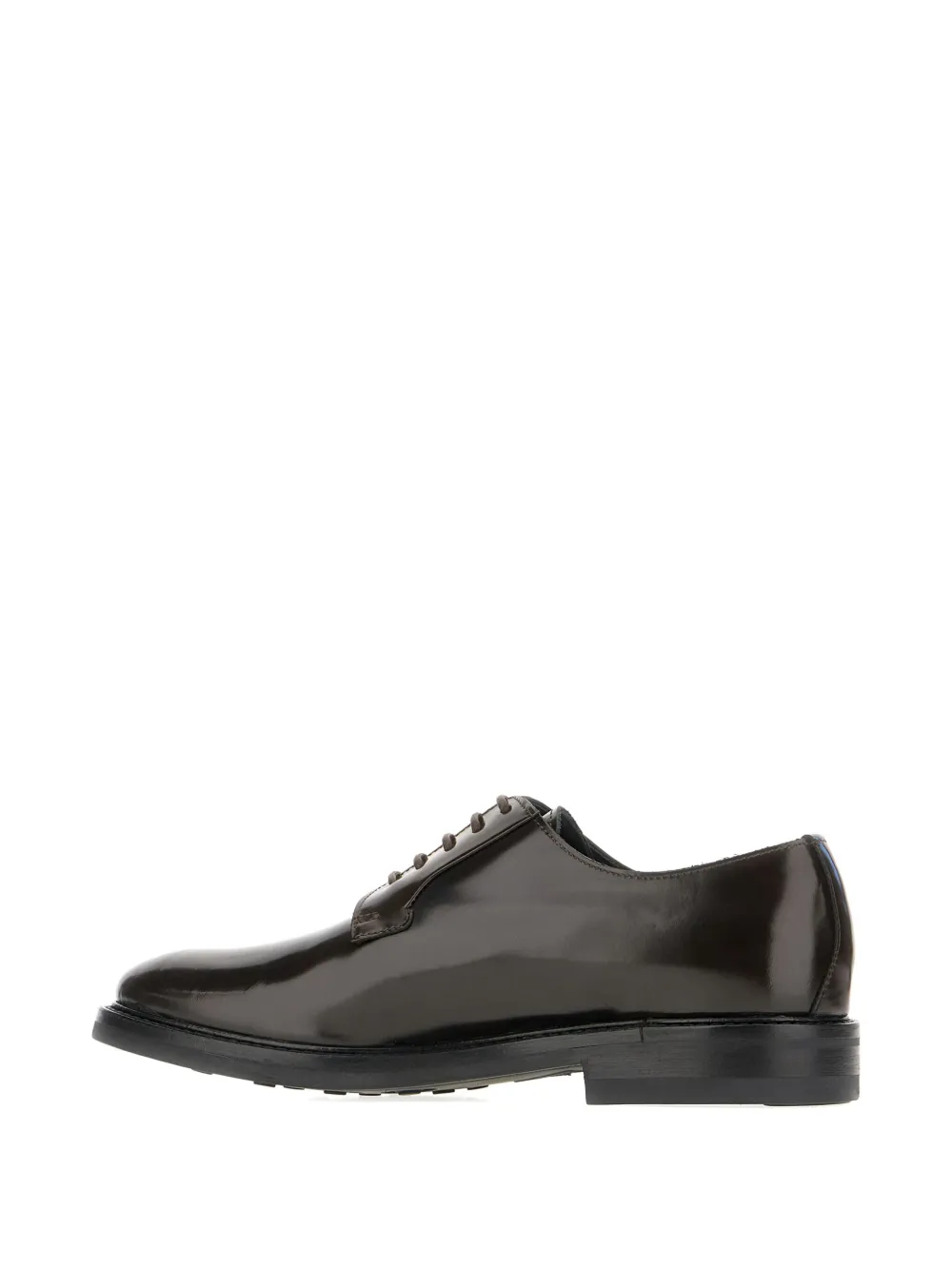 Seboy leather lace-up oxford shoes Brown