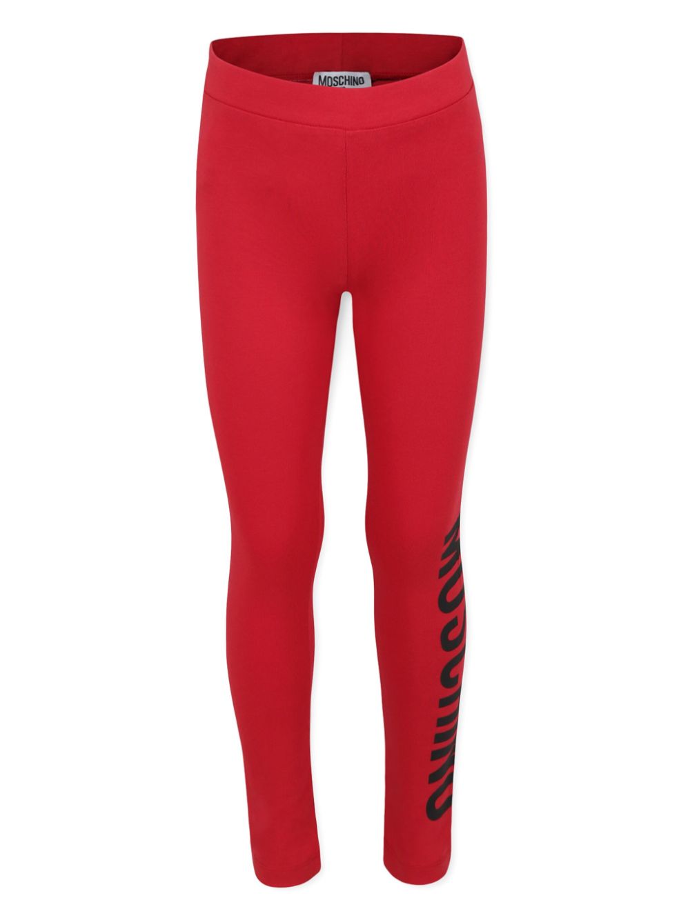 Moschino Kids Legging met logoprint Rood