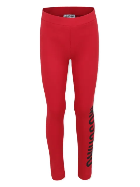 Moschino Kids logo-print leggings 