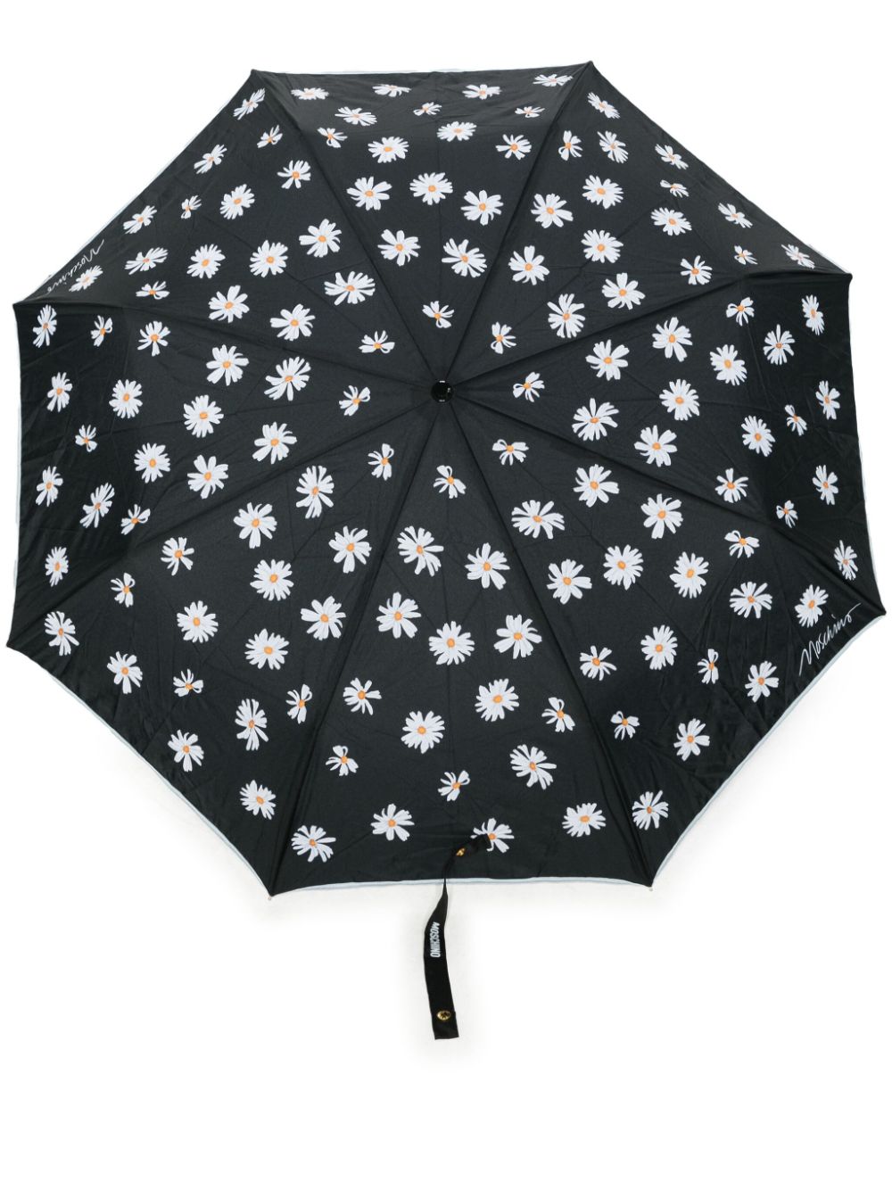 daisy-print umbrella