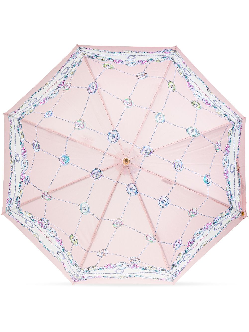 button-print umbrella