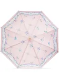 Moschino button-print umbrella - Pink