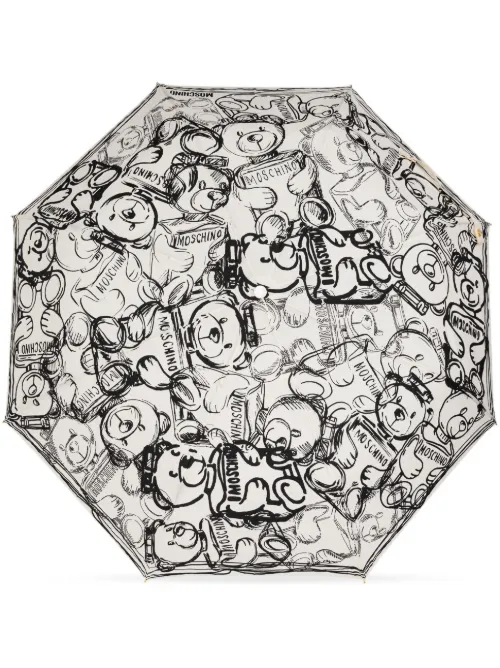 Parapluie à imprimé Teddy Bear - Moschino - Modalova