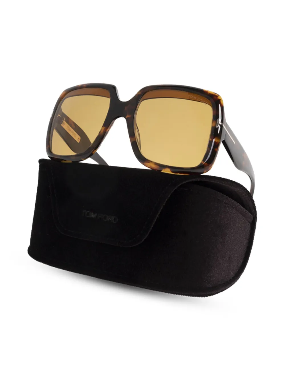 TOM FORD Eyewear Aurora zonnebril Bruin