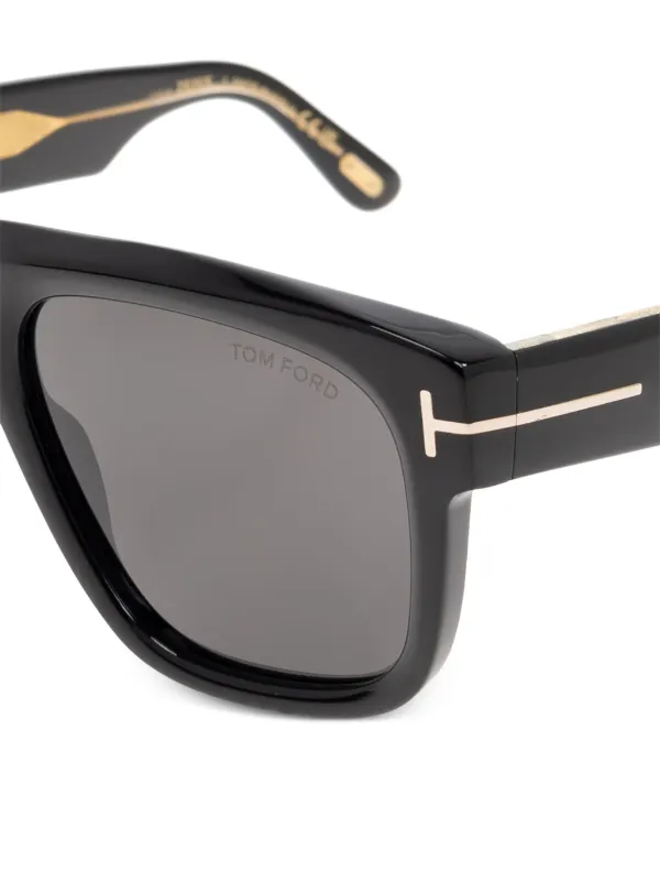 TOM FORD スクエアサングラス ブラック TOM FORD Eyewear スクエアフレーム サングラス | ブラック | FARFETCH JP
