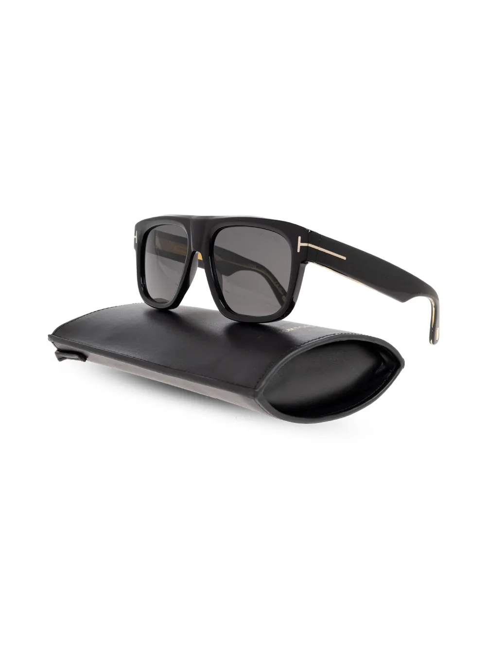 TOM FORD Eyewear Zonnebril met vierkant montuur Zwart