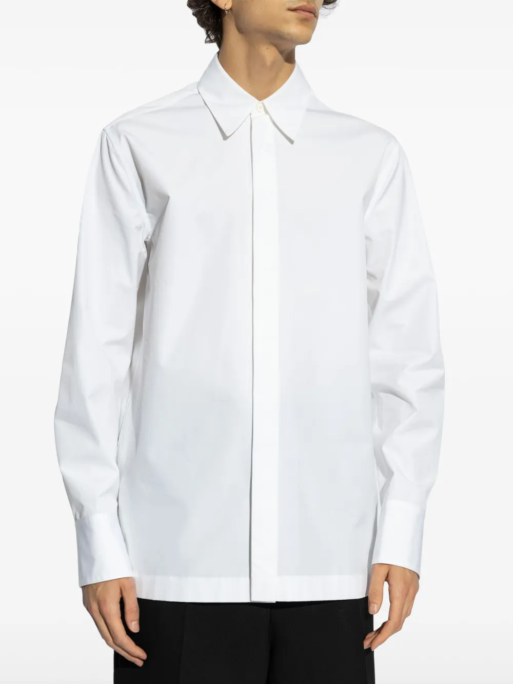 Jil Sander Katoenen overhemd Wit