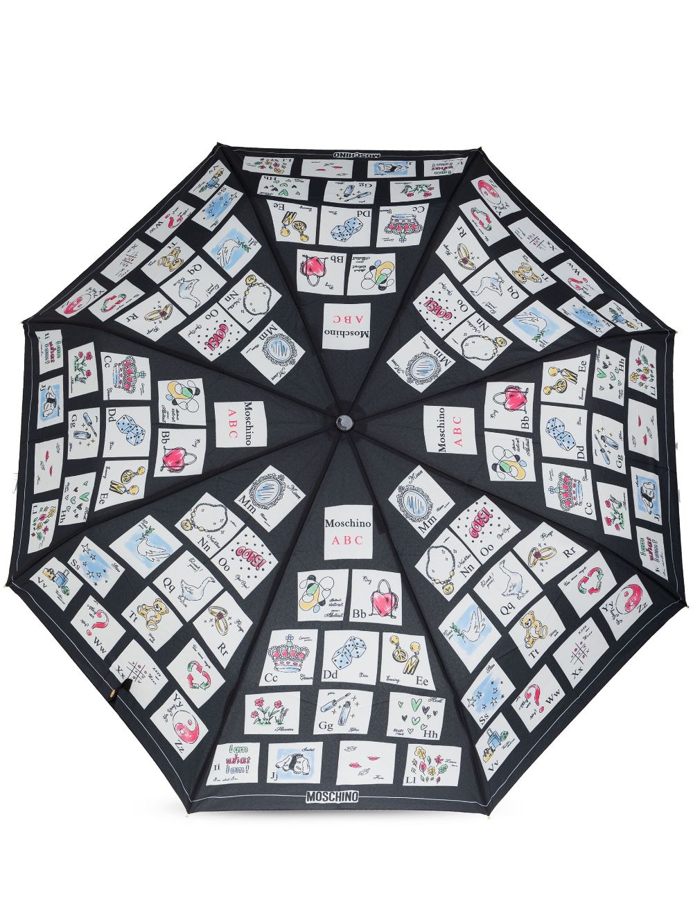 alphabet-print umbrella