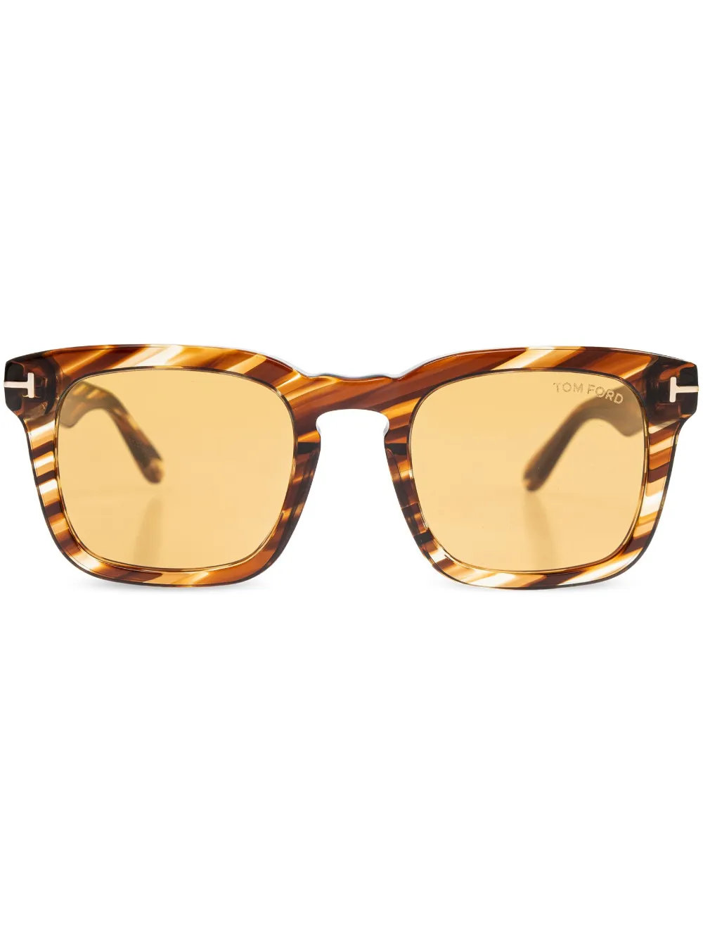 TOM FORD Eyewear スクエアフレーム サングラス - ブラウン TOM FORD Eyewear スクエアフレーム サングラス - ブラウン